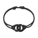 Bracelet Sur Cordon Menottes Dinh Van Très Grand Modèle