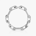 Bracelet Groove Bracelet Diamant Or Blanc