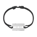 Bracelet Sur Cordon Lame De Rasoir Mm