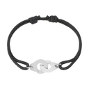 Bracelet Sur Cordon Menottes Dinh Van Moyen Modèle