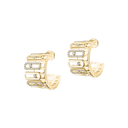 Boucles d'oreilles Move Iconica Boucles d'oreilles Diamant Or Jaune