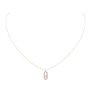 Collier cordon Messika Care(s) crème pavé
