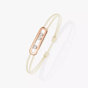 Bracelet cordon Messika Care(s) crème