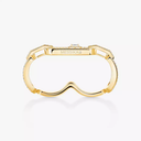 So Move two-finger pavé ring