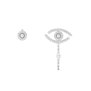 Boucles d'oreilles pavées Lucky Eye