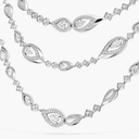 Collier rivière trois rangs Fiery
