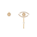 Boucles d'oreilles pavées Lucky Eye