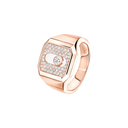 Bague chevalière Move Joaillerie pavée
