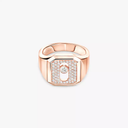 Bague chevalière Move Joaillerie pavée