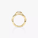 Move Link solitaire ring, large model