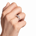 Le Cube Diamant Large Paved Ring