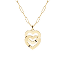 Double Cœurs Extra Large Pendant