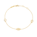 Bracelet Sur Chaîne Menottes Dinh Van Multi-motifs
