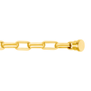 18k yellow gold link bracelet