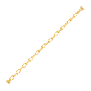 Bracelet maillons or jaune 750/1000e