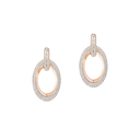 Boucles d'oreilles Groove Boucles d'oreilles Diamant Or Rose