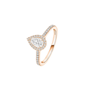 Bague solitaire Joy taille poire, petit modèle