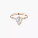 Bague solitaire Joy taille poire, petit modèle