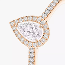 Bague solitaire Joy taille poire, petit modèle