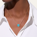 Collier Réversible Pom Pom Dot Avec Pendentif