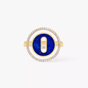 Bague Lucky Move lapis lazuli, petit modèle