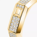 Moderniste pavé ring, medium model