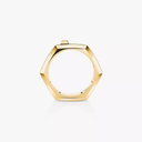 Moderniste pavé ring, medium model