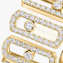 Bague pavée Move Iconica Bague Diamant Or Jaune