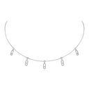 Collier choker pampille pavé Move Uno