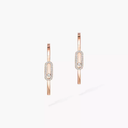 Boucles d'oreilles créoles Move Uno, petit modèle