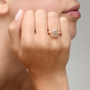 Bague Nudo Solitaire