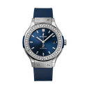 Classic Fusion Titanium Blue Diamonds